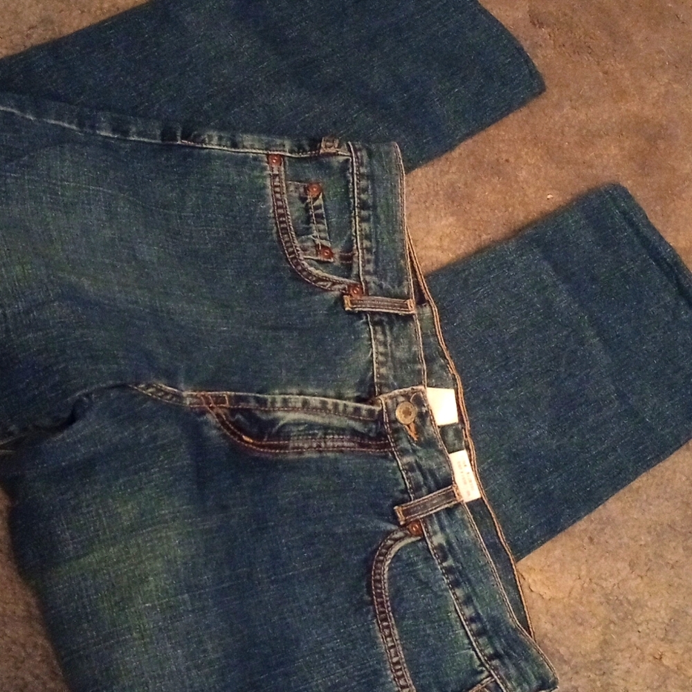 Lucky brand Dungarees blue jeans women/Junior 12/31